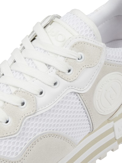 Liu Jo Plateausneakers van mesh, model 'Maxi Wonder'  Wit - 2