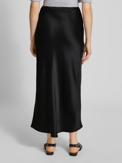 BOSS Orange Maxirok van satijn, model 'VLACE' Zwart - 5