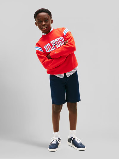 Tommy Hilfiger Teens Regular Fit Chinoshorts aus Baumwoll-Mix Marine 1