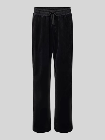 Produktfoto, czarne Sweatpants mit elastischem Bund von Antony Morato, luźny krój, kieszenie, materiał gładki, kontekst: męskie spodnie dresowe