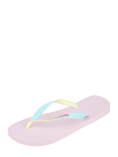 Havaianas Zehentrenner mit Logo-Prägung Rosa 1