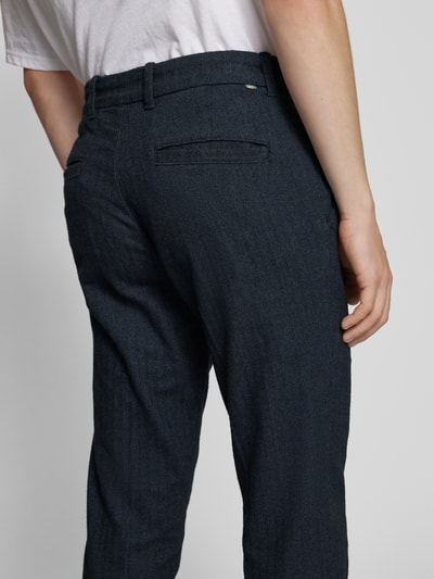 Jack & Jones Slim Fit Chino mit Bügelfalten Modell 'MARCO' Marine 3