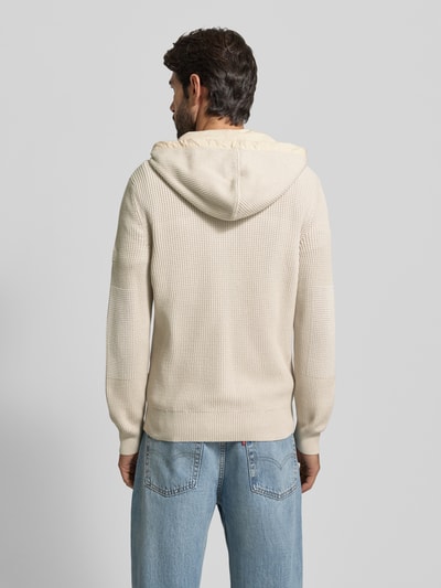 Marc O'Polo Regular Fit Strickjacke aus reiner Baumwolle Ecru 5