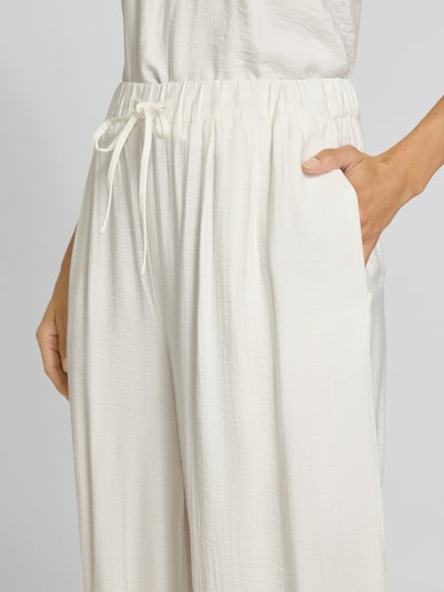 Gestuz Spodnie materiałowe z elastycznym pasem model ‘camila’ Beżowy 3