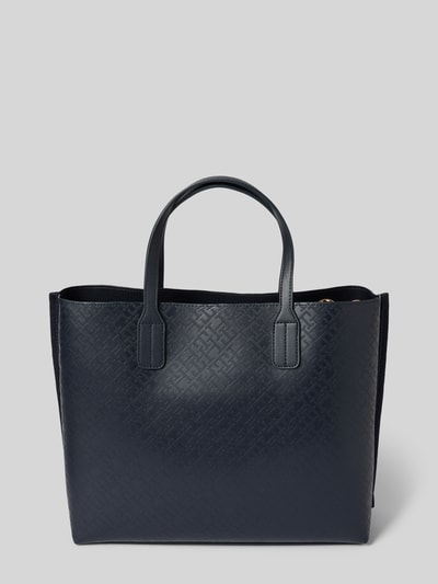 Tommy Hilfiger Schoudertas met groot label in reliëf Donkerblauw - 4