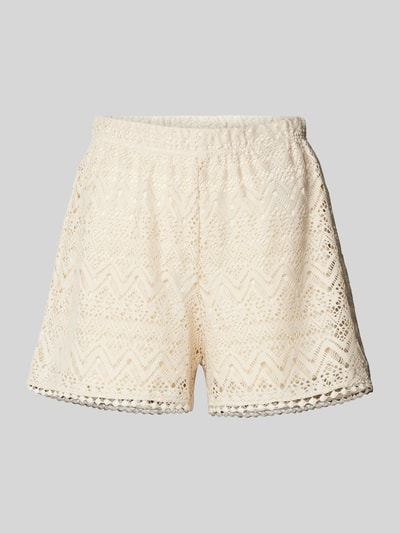 Vero Moda Shorts mit Lochmuster Beige 2