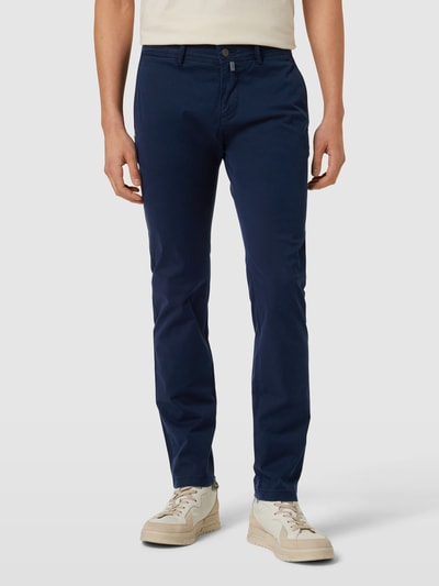 Pierre Cardin Stoffhose mit Label-Details Modell 'Futureflex' Marine 4