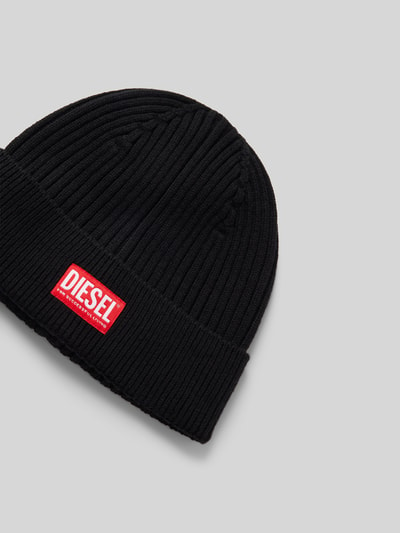 Diesel Beanie mit Label-Detail Black 3