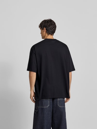 VETEMENTS Oversized T-Shirt mit Motiv-Print Anthrazit 5