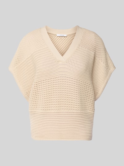 OPUS Pullunder mit V-Ausschnitt Modell 'Pekina' Sand 2