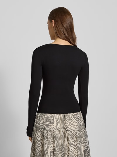 Gina Tricot Longsleeve mit Rundhalsausschnitt Black 5