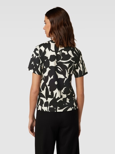 Weekend Max Mara T-shirt met all-over print, model 'CERCHIO' Zwart - 5