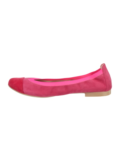 Pretty Ballerinas Ballerinas aus Veloursleder Fuchsia 4