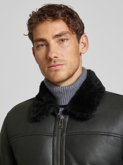 JOOP! Collection Jack in leerlook, model 'Sonan' Zwart - 3