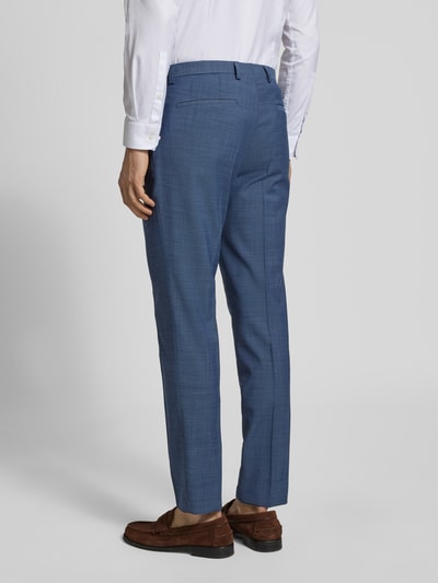 HUGO Regular fit pantalon met scheerwol, model 'Hesten' Bleu - 5