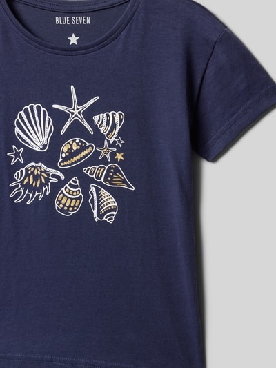 Blue Seven T-Shirt mit Motiv-Print Marine 2