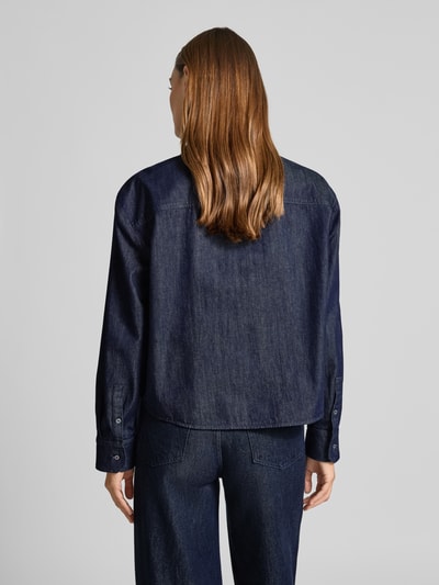 Weekend Max Mara Oversized jeansblouse van puur katoen, model 'OBBIA' Donkerblauw - 5