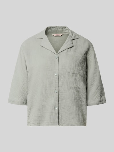 ONLY regular fit overhemdblouse van puur katoen model 'THYRA' Rietgroen - 2
