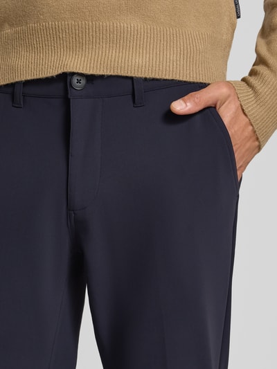 Casual Friday Spodnie do garnituru z kieszeniami z tyłu model ‘PHILIP’ Ciemnoniebieski 3