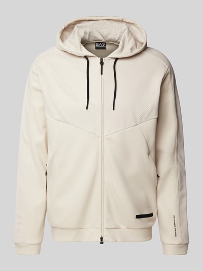 EA7 Emporio Armani Sweatjacke mit Kapuze Offwhite 2