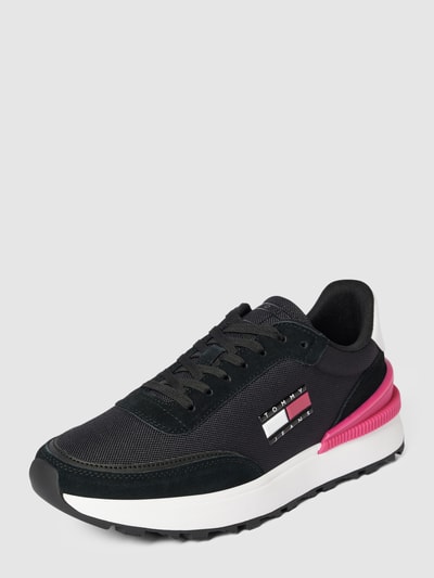 Tommy Jeans Sneakers met logodetails, model 'TECH. RUN' Zwart - 2