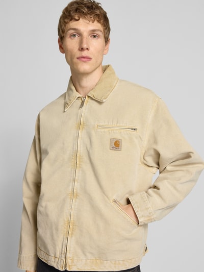 Carhartt Work In Progress Jacke mit Umlegekragen und Reißverschluss Beige 3