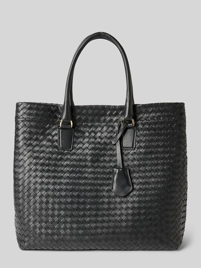Abro Shopper mit Logo-Applikation Modell 'Rooftop' Black 2