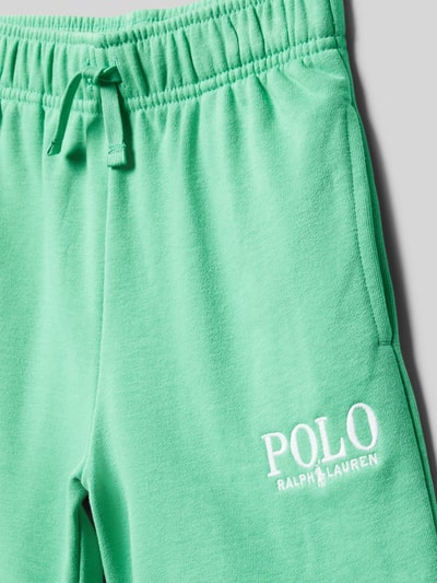 Polo Ralph Lauren Teens Shorts mit elastischem Bund und Label-Stitching Gruen 2