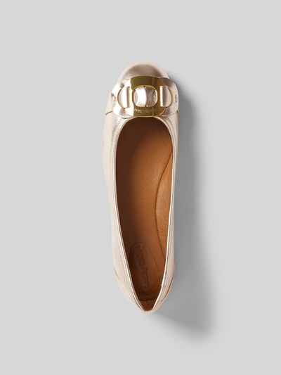 See by Chloé Ballerinas aus echtem Leder Gold 4