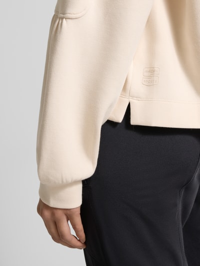 Marc Cain Oversized sweatshirt met ribboorden Zand - 3