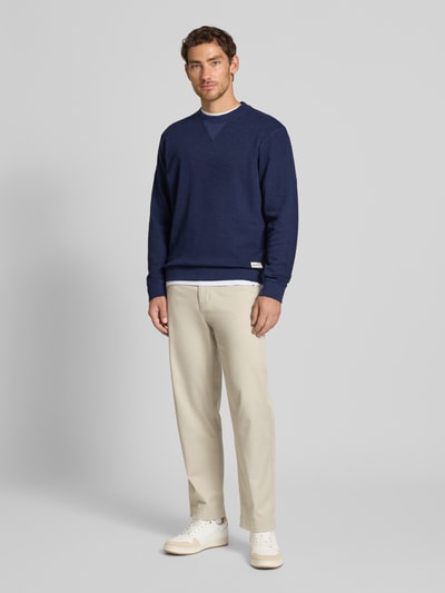 Scotch & Soda Sweatshirt mit Rundhalsausschnitt Marine 1