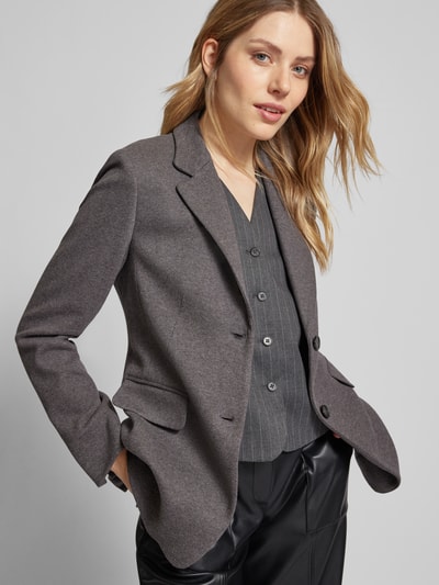 Windsor Blazer mit Pattentaschen Dunkelgrau Melange 3