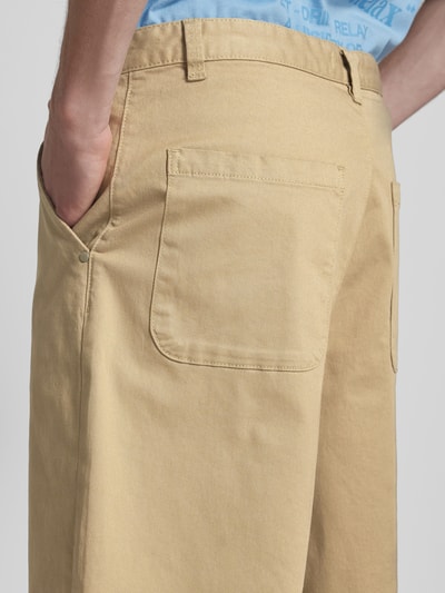 REVIEW Bermuda met steekzakken Taupe - 3