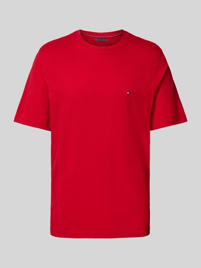 Tommy Hilfiger Regular Fit T-Shirt aus reiner Baumwolle Rot 2