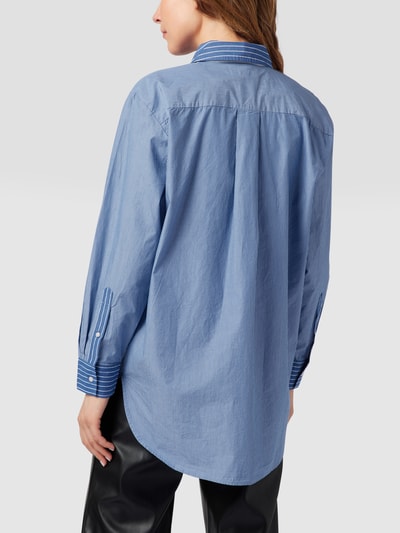 Tommy Hilfiger Overhemdblouse met streepmotief Bleu - 5