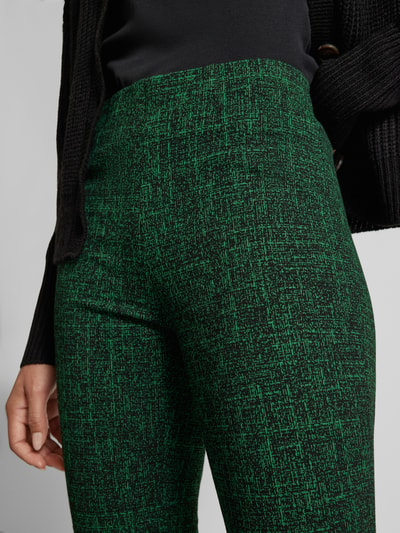 Raffaello Rossi Stoffen broek met elastische band, model 'PENNY' Groen - 3