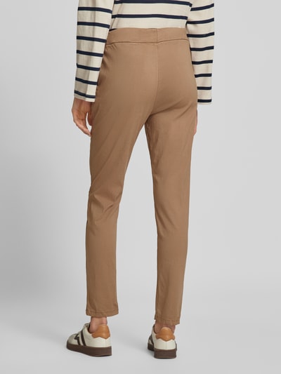 ZABAIONE Sweatpants met deelnaden Taupe - 5