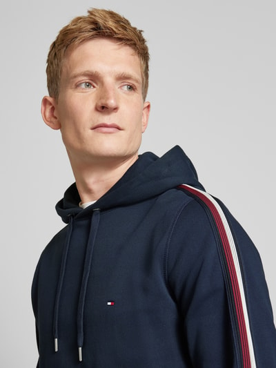 Tommy Hilfiger Hoodie met labelstitching Marineblauw - 3