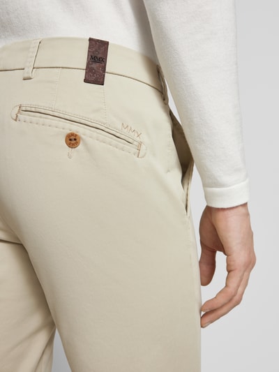 Mmx Regular Fit Chino mit Eingrifftaschen Modell 'LUPUS' Beige 3