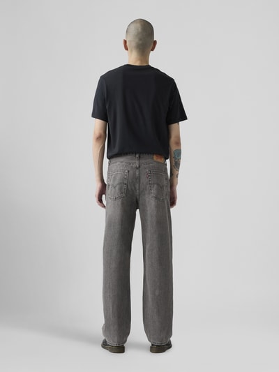 Levi's® Jeansy o kroju straight fit z czystej bawełny model '565™' Ciemnoszary 4