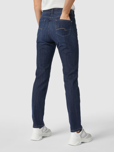 Angels Regular fit jeans met labelpatch, model 'CICI 34' Model 'CICI' Marineblauw - 5