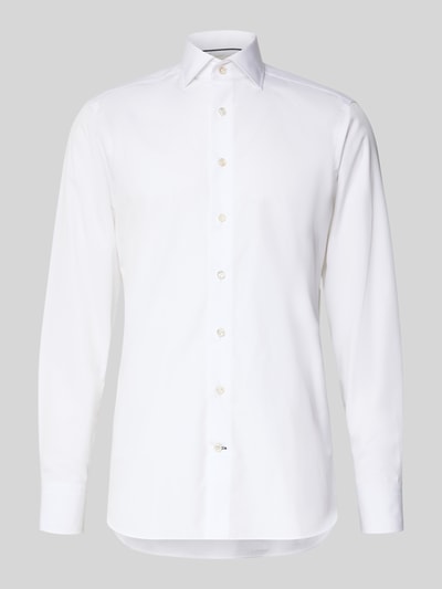 Carl Gross Regular Fit Business-Hemd mit Knopfleiste Modell 'Enno' Offwhite 2