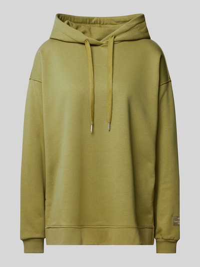 Smith and Soul Hoodie met oversized schouders Olijfgroen - 2