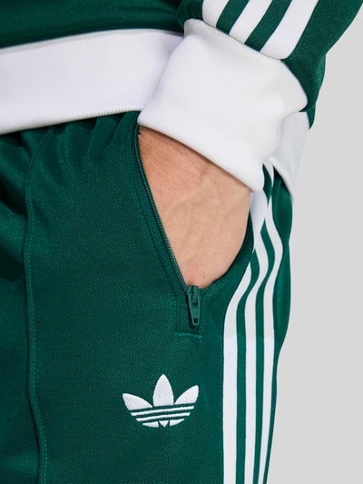 adidas Originals Slim Fit Sweathose aus Baumwoll-Mix Dunkelgruen 3
