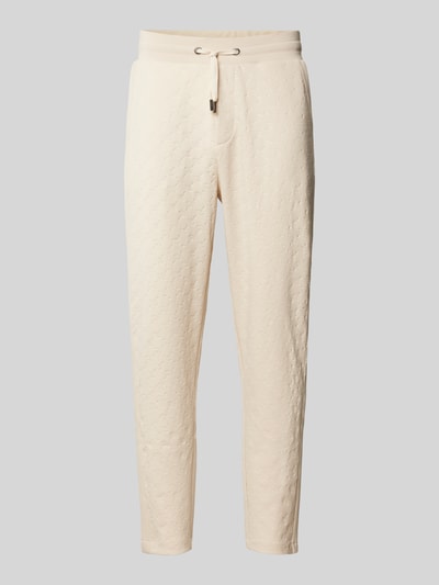 JOOP! Collection Sweatpants met elastische band, model 'Bahat' Beige - 2