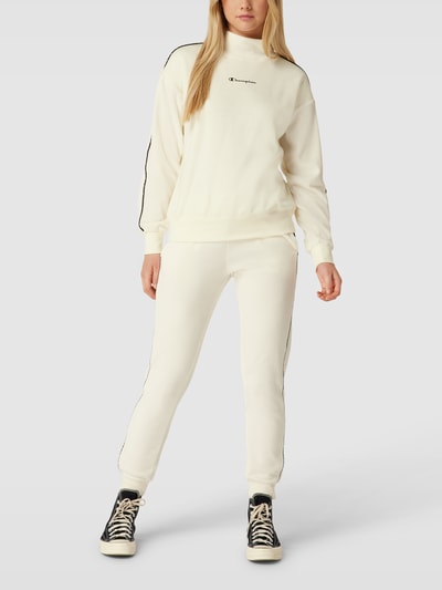 CHAMPION Sweatpants mit Kontrastpaspeln Offwhite 1