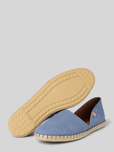 Verbenas Espadrilles aus Leder Modell 'CARMEN SERRAJE' Bleu 4