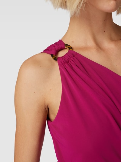 Lauren Ralph Lauren Jumpsuit mit One-Shoulder-Träger Modell 'ISAMY' Fuchsia 3