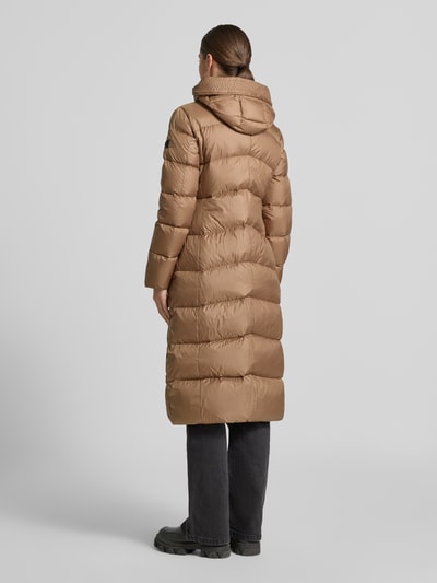 Peuterey lange donsjas met capuchon model 'NUNKI' Camel - 5