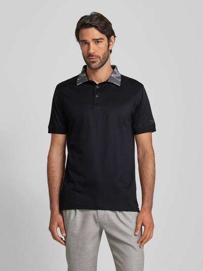 Karl Lagerfeld Poloshirt mit Label-Detail Black 4